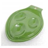 Rhythm spoon rest, dark green