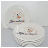 Fiesta Post 86 set of 6 - 9" Millennium plates