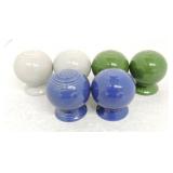 Vintage Fiesta lot of 3 pair of shakers