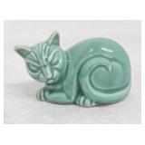Harlequin cat, spruce green