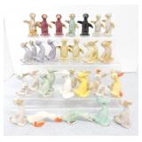 Harlequin maverick animals, lot of 34