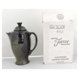 Fiesta Post 86 coffee server, black, NIB
