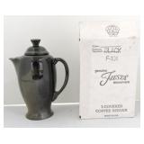 Fiesta Post 86 coffee server, black, NIB
