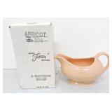 Fiesta Post 86 sauce boat, apricot, NIB