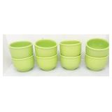 Fiesta Post 86 lot of 8 chili bowls, chartreuse