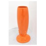 Vintage Fiesta bud vase, red