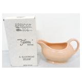 Fiesta Post 86 sauce boat, apricot, NIB