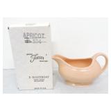 Fiesta Post 86 sauce boat, apricot, NIB