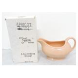 Fiesta Post 86 sauce boat, apricot, NIB