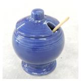 Vintage Fiesta mustard, cobalt