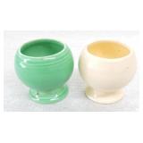 Vintage Fiesta lot of 2 mustard bases,