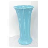 Vintage Fiesta 12" flower vase, turquoise