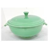 Vintage Fiesta casserole, green