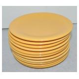 Vintage Fiesta lot of 11 - 6" plates, yellow