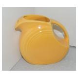 Vintage Fiesta disc juice pitcher, yellow