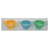 Vintage Fiesta lot of 3 creamers