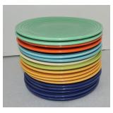 Vintage Fiesta lot of 17 - 9" plates, various