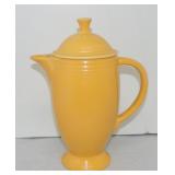Vintage Fiesta coffee pot, yellow
