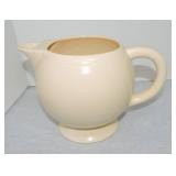 Vintage Fiesta ice lip pitcher, ivory