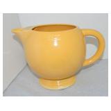 Vintage Fiesta ice lip pitcher, yellow