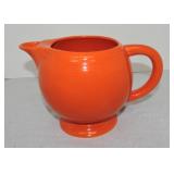 Vintage Fiesta ice lip pitcher, red