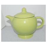 Vintage Fiesta medium teapot, chartreuse