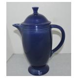 Vintage Fiesta coffee pot, cobalt
