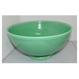 Vintage Fiesta footed salad bowl, green