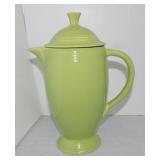 Vintage Fiesta coffee pot, chartreuse