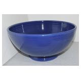 Vintage Fiesta footed salad bowl, cobalt