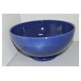 Vintage Fiesta footed salad bowl, cobalt,