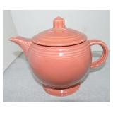 Vintage Fiesta medium teapot, rose