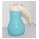 Vintage Fiesta syrup, turquoise