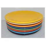 Fiesta Post 86 lot of 8 - 12' chop plates, mixed
