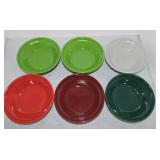 Fiesta Post 86 pie baker lot of 6 - 6', mixed