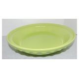Fiesta Post 86 pie baker, chartreuse, 10 1/4'