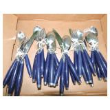 Fiesta Post 86 lot of cobalt flatware