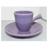 Fiesta Post 86 AD cup & saucer, lilac