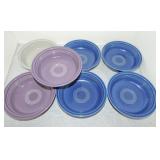 Fiesta Post 86 lot of 7 - 6 3/4' bowls, 1 gray,