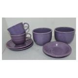 Fiesta Post 86 lot of 7 pieces, lilac