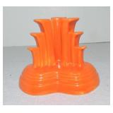 Vintage Fiesta single tripod candle holder,