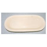 Vintage Fiesta utility tray, ivory