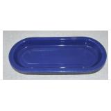 Vintage Fiesta utility tray, cobalt