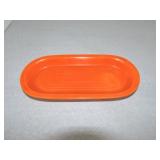 Vintage Fiesta utility tray, red