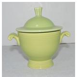 Vintage Fiesta sugar, chartreuse