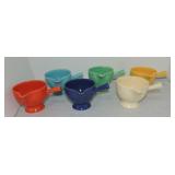 Vintage Fiesta stick handled creamer group,