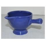 Vintage Fiesta stick handled creamer, cobalt