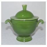 Vintage Fiesta sugar, dark green