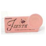 Fiesta Post 86 shelf sign, rose