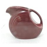 Fiesta Post 86 disk juice pitcher, cinnabar